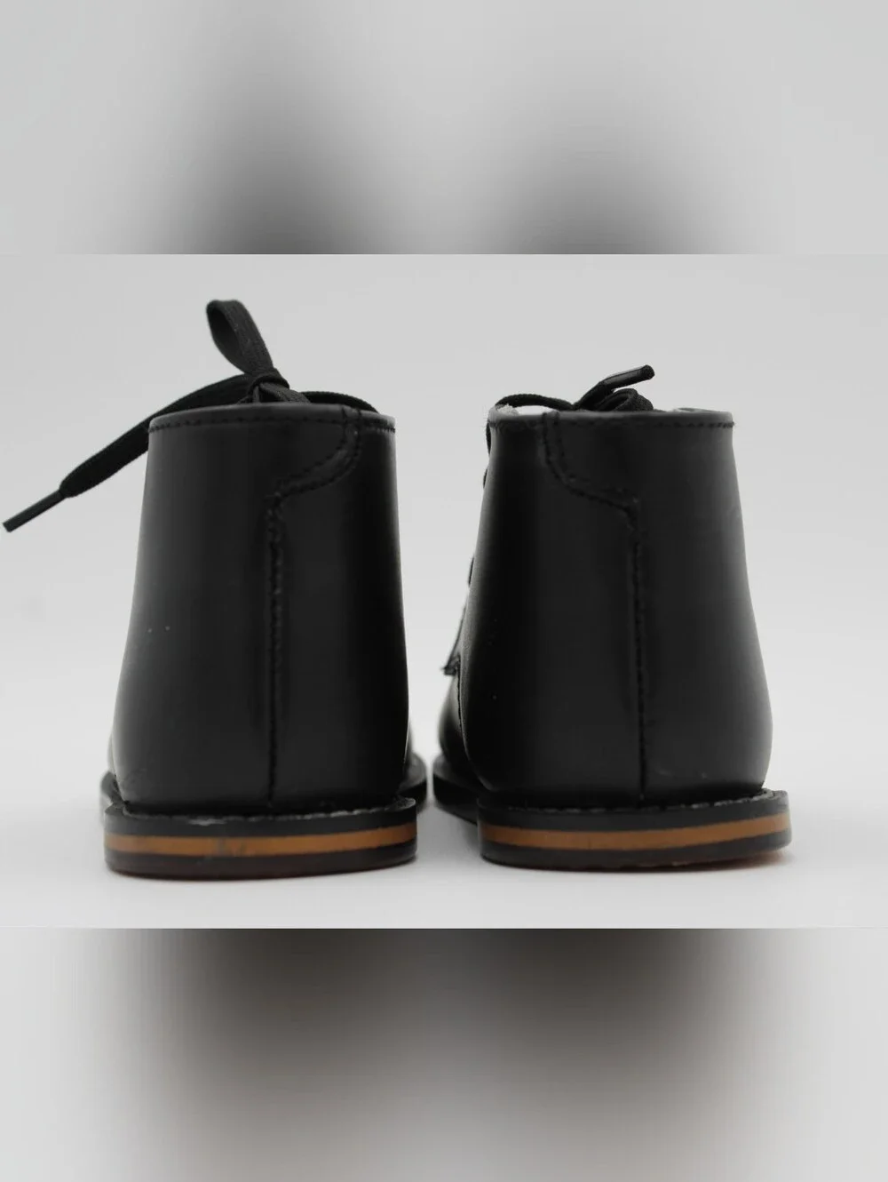 Josmo 8190 Baby First Walker Leather Shoes Black Size 5